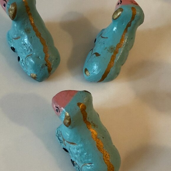 Nativity Scene Set - Mexican Tonala Blue Style - Picture 4 of 11